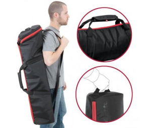 Manfrotto MBAG90PN Állvány táska bélelt 90cm fekete piros csíkkal